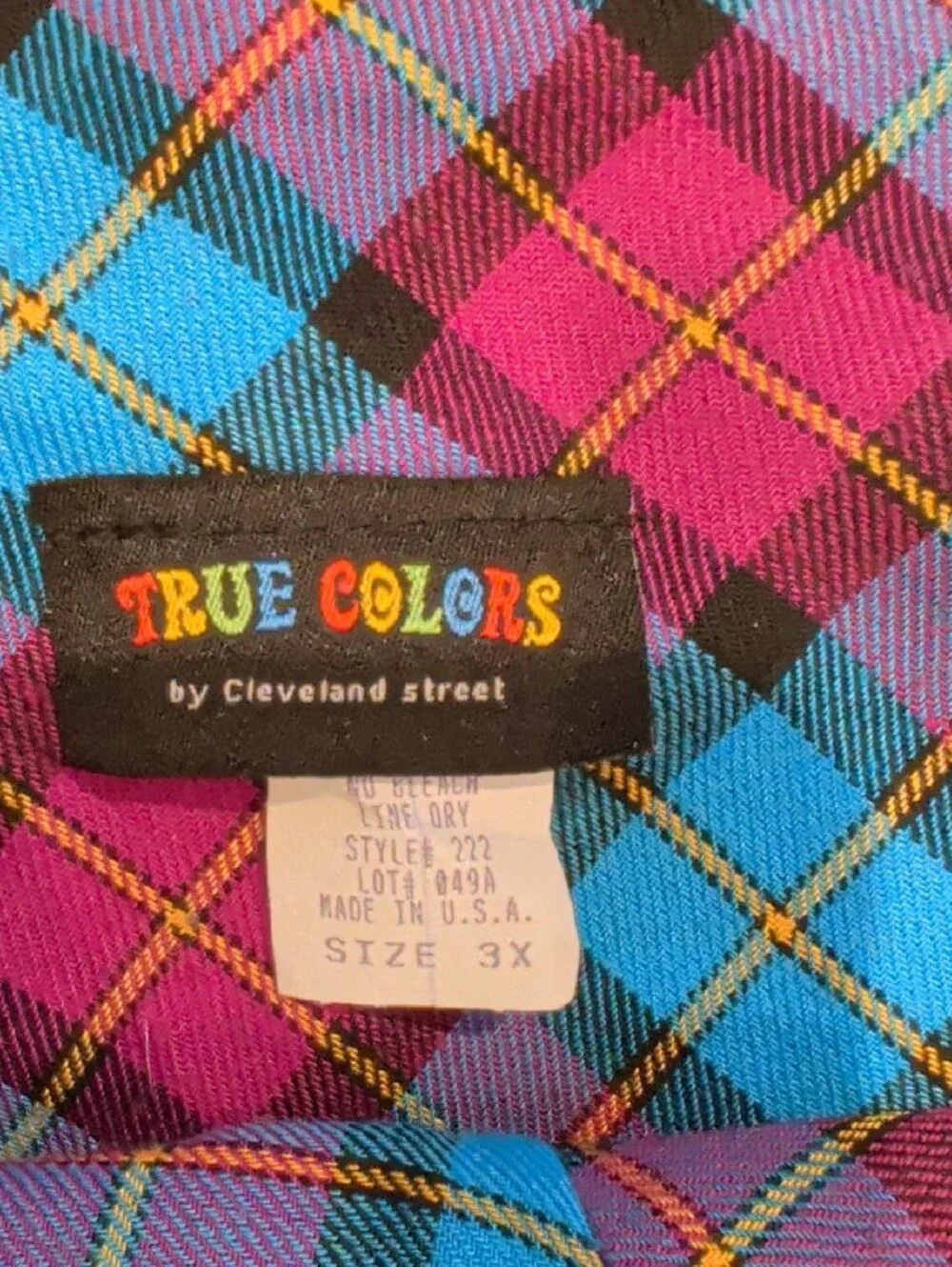 Plaid Mini Skirt in Pink & Blue